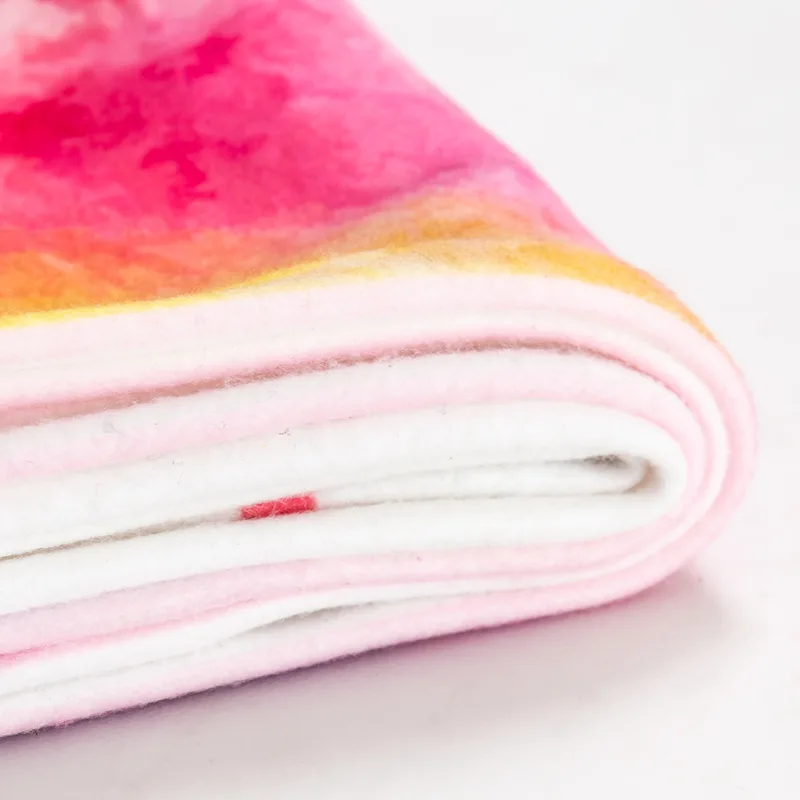 Personalised Watercolour Baby Milestone Blanket for Newborns