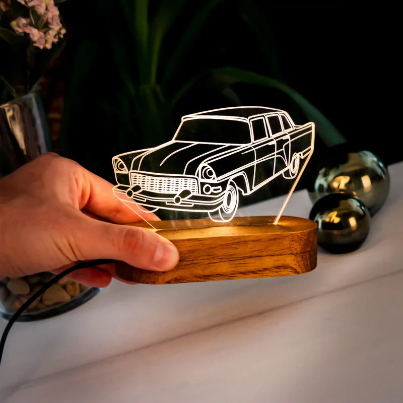 Nostalgic Car Enthusiasts 3D LED Lamp
