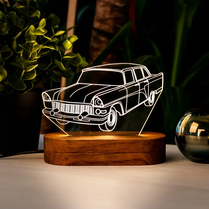 Nostalgic Car Enthusiasts 3D LED Lamp