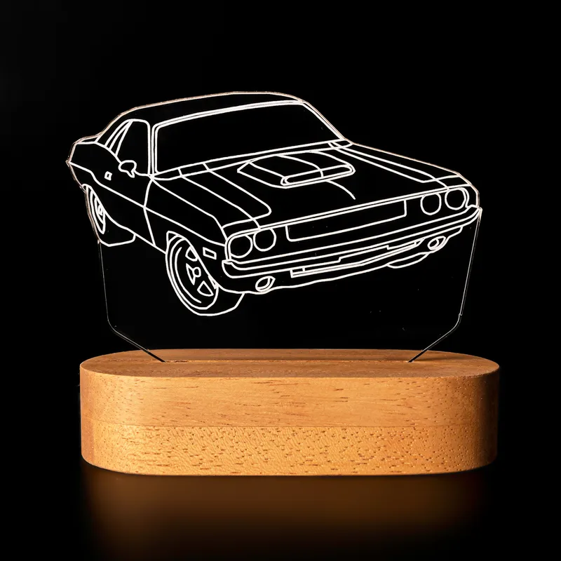 Nostalgic Sports Car Design Led Lamp