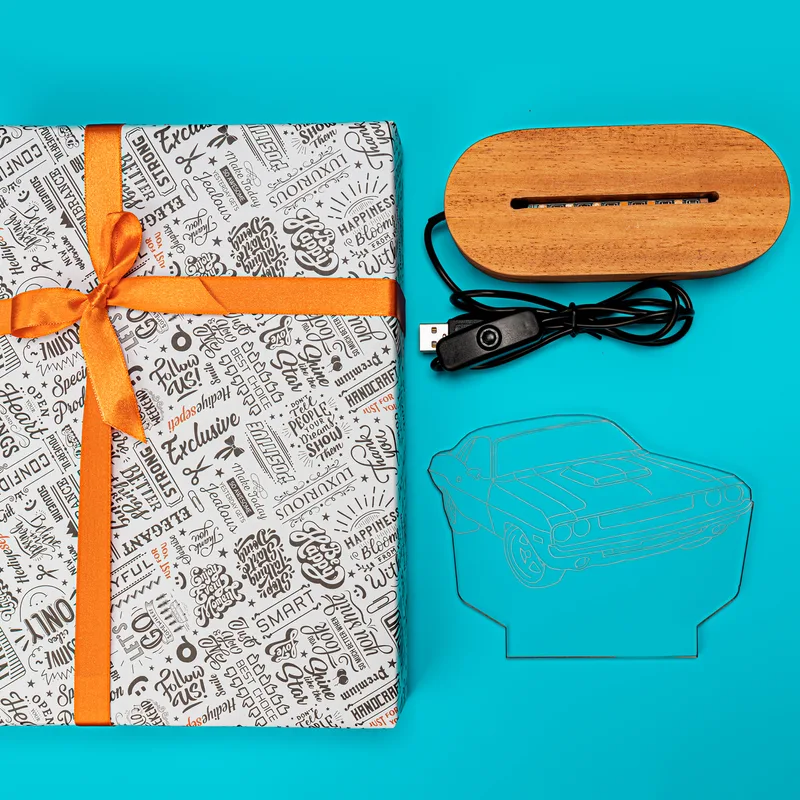 Nostalgic Sports Car Design Led Lamp