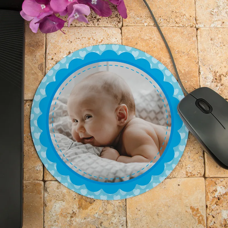 Personalised Photo Mousepad for Office Keepsakes