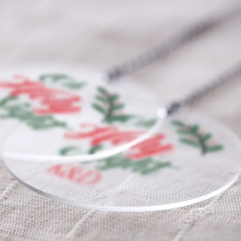 Oh Holy Night! Personalized Christmas Ornament with Initials