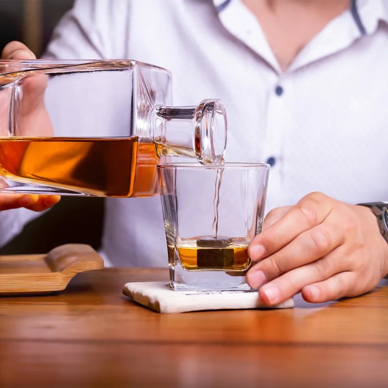 Orkney Whiskey Set in Wooden Box