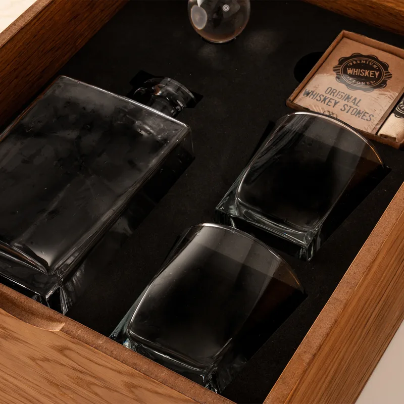 Orkney Whiskey Set in Wooden Box