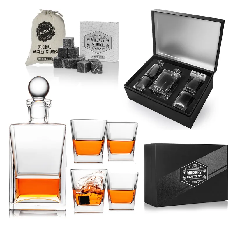 Orkney Whiskey Set with 4 Glasses in Premium Box