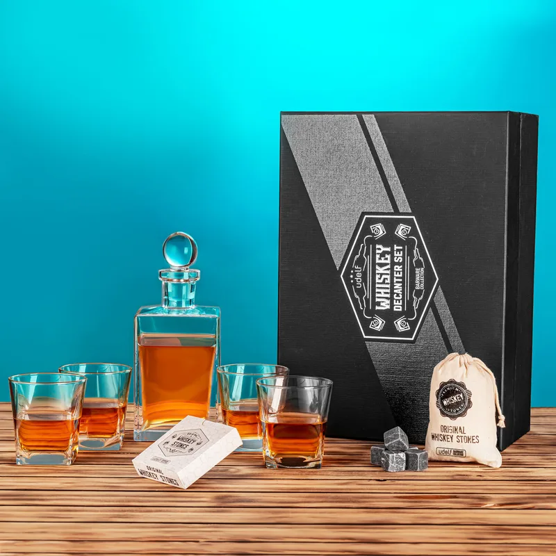 Orkney Whiskey Set with 4 Glasses in Premium Box