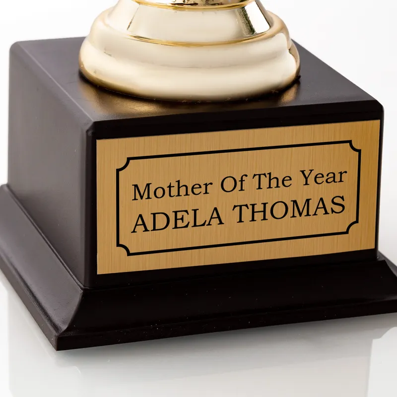 Mother of the Year Personalised Trophy