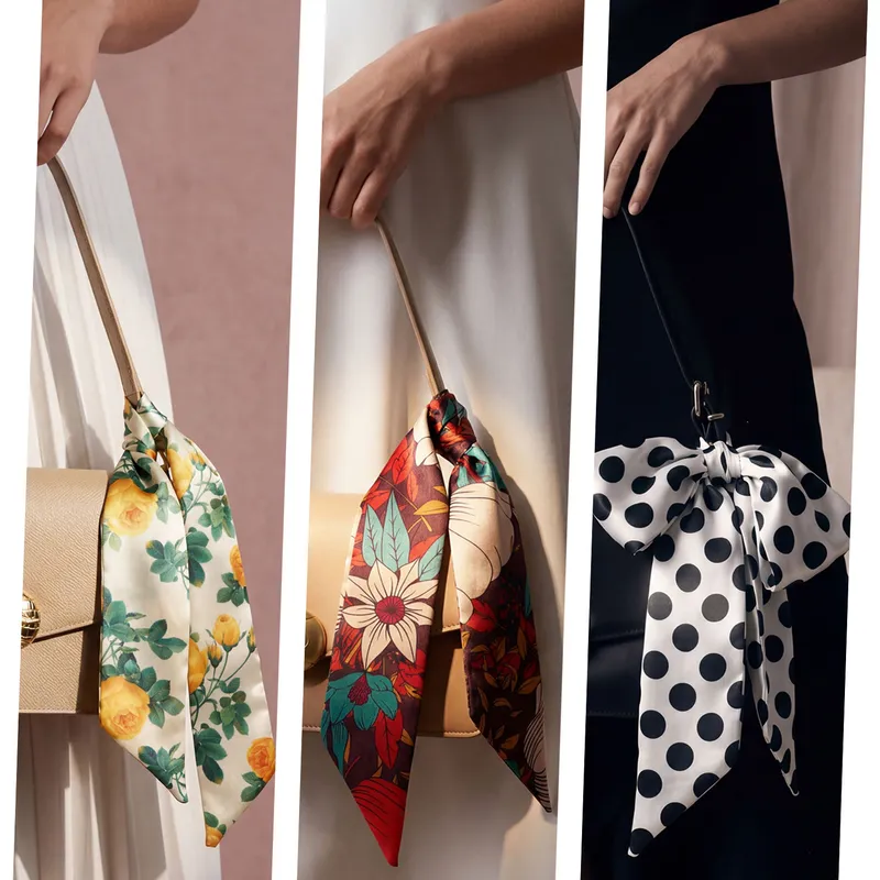 Pearl Necklace Scarf with 3 Interchangeable