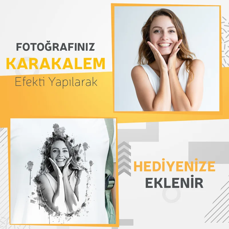 Personalised Pencil Sketch Photo T-Shirt for Special Occasions