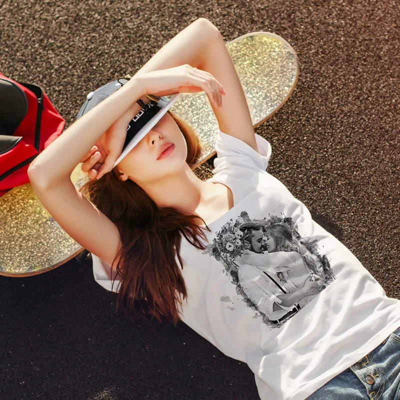 Personalised Pencil Sketch Photo T-Shirt for Special Occasions