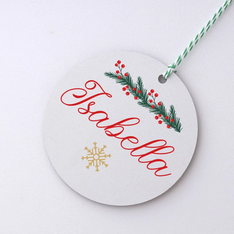 Personal MDF Christmas Tree Ornament