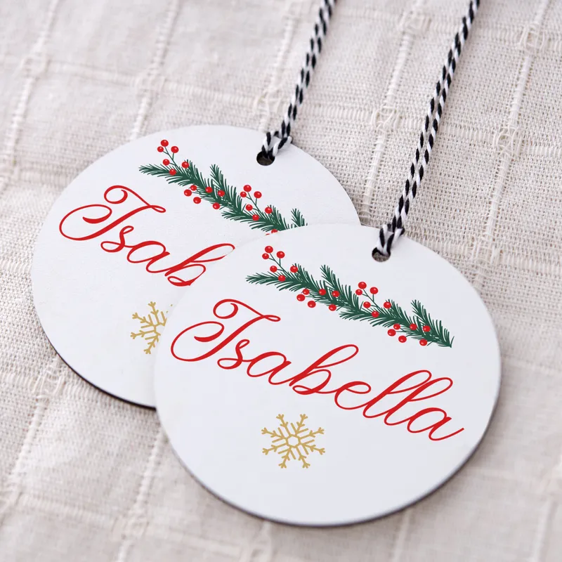 Personal MDF Christmas Tree Ornament