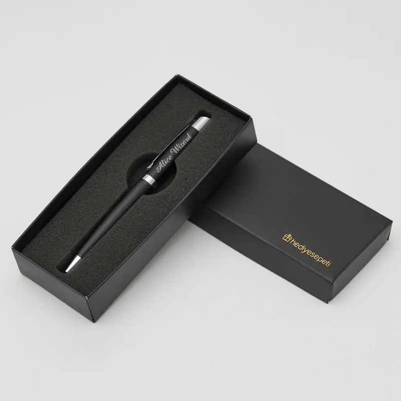 Personalised Blue Coloured Ballpoint Pen in Special Box