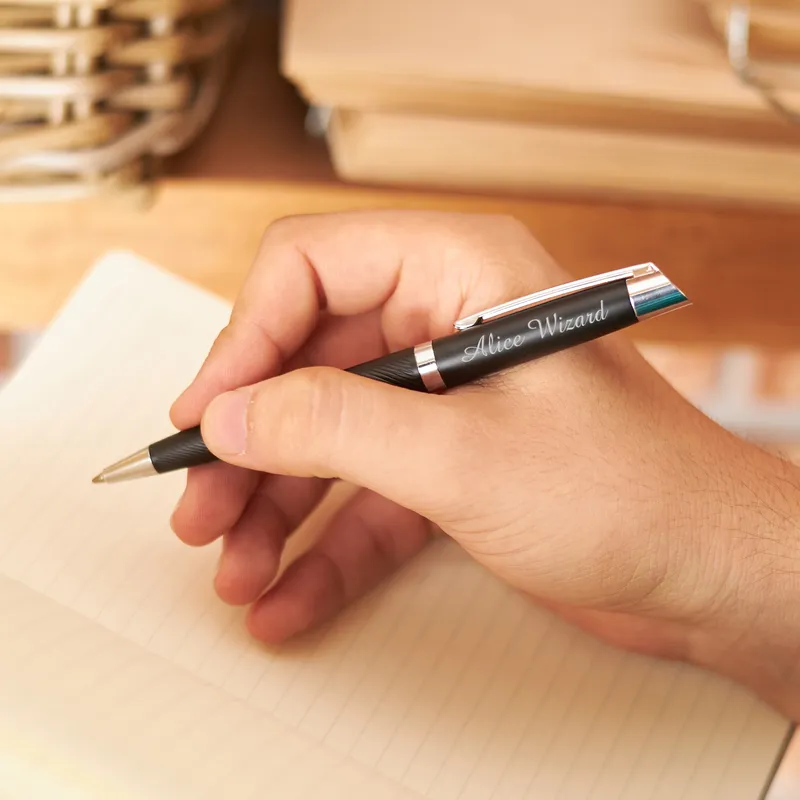 Personalised Blue Coloured Ballpoint Pen in Special Box