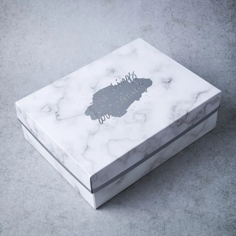 Personalised Christmas Gift Box with Snow Globe