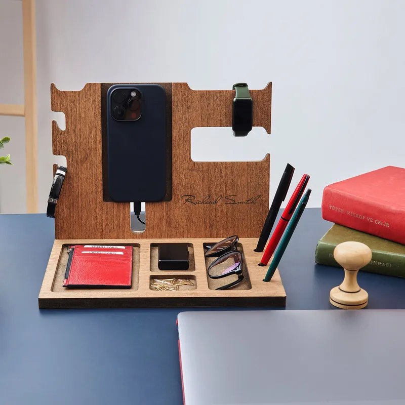 Personalised Desktop Pen and Accessory Organiser