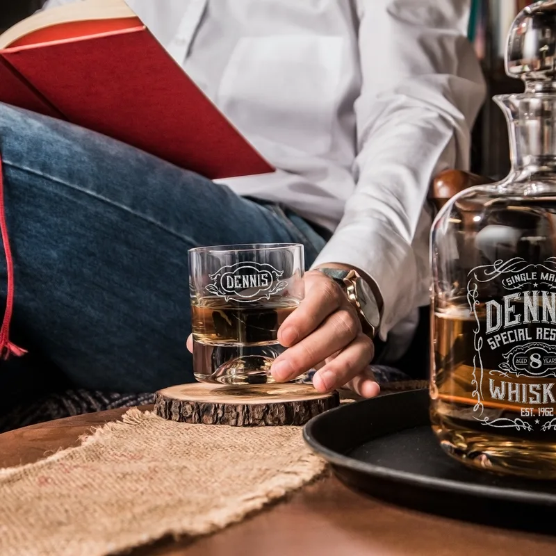 Personalised Gifts for Dad Nashville Custom Whiskey Set