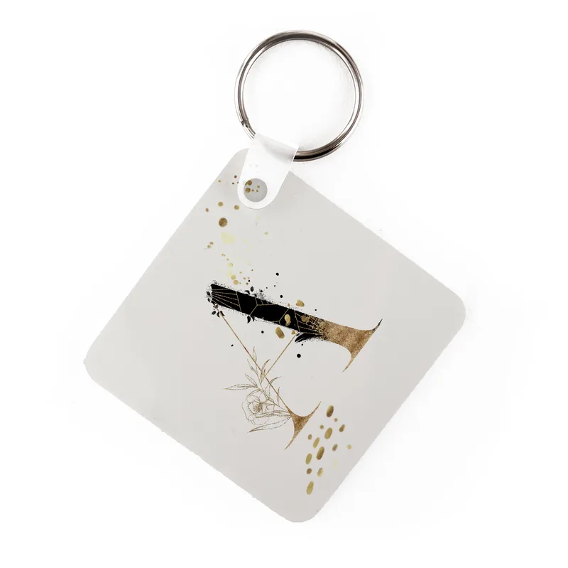 Personalised Initial Designed Gift Keychain