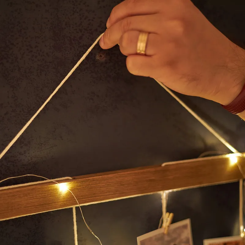 Personalised Polaroid Photo Light Panel 4x4 for Home Decor