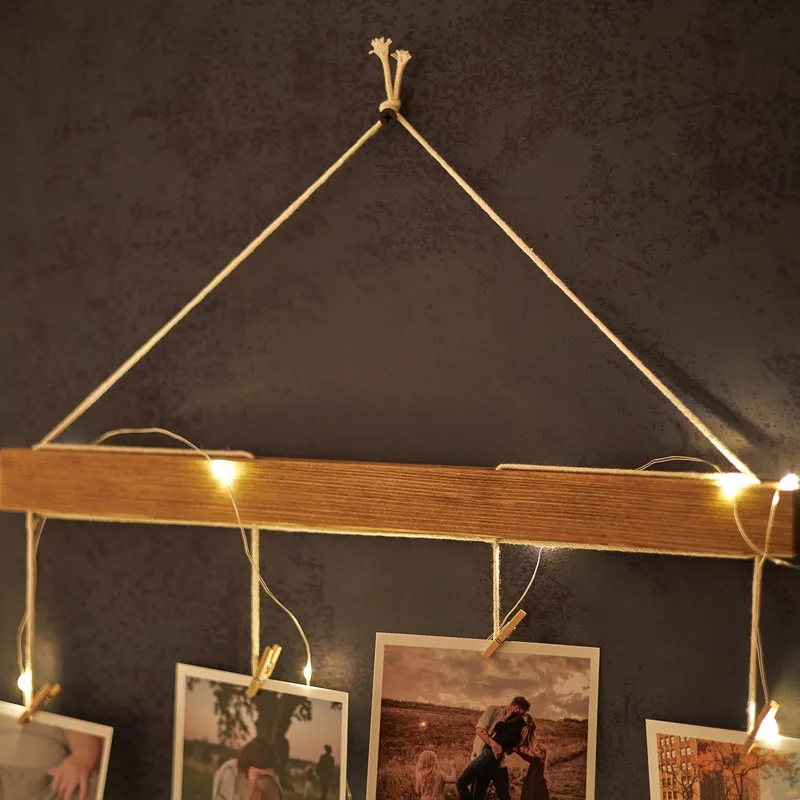 Personalised Polaroid Photo Light Panel 4x4 for Home Decor