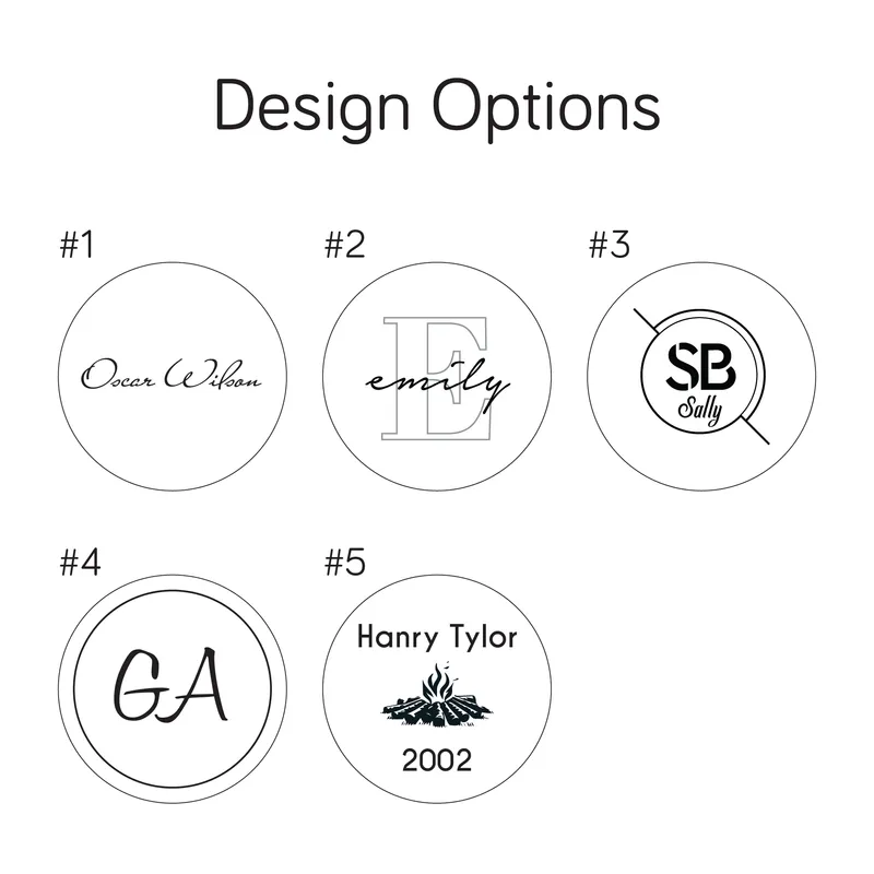 Personalized 12oz Bamboo Steel Thermos with Design Options