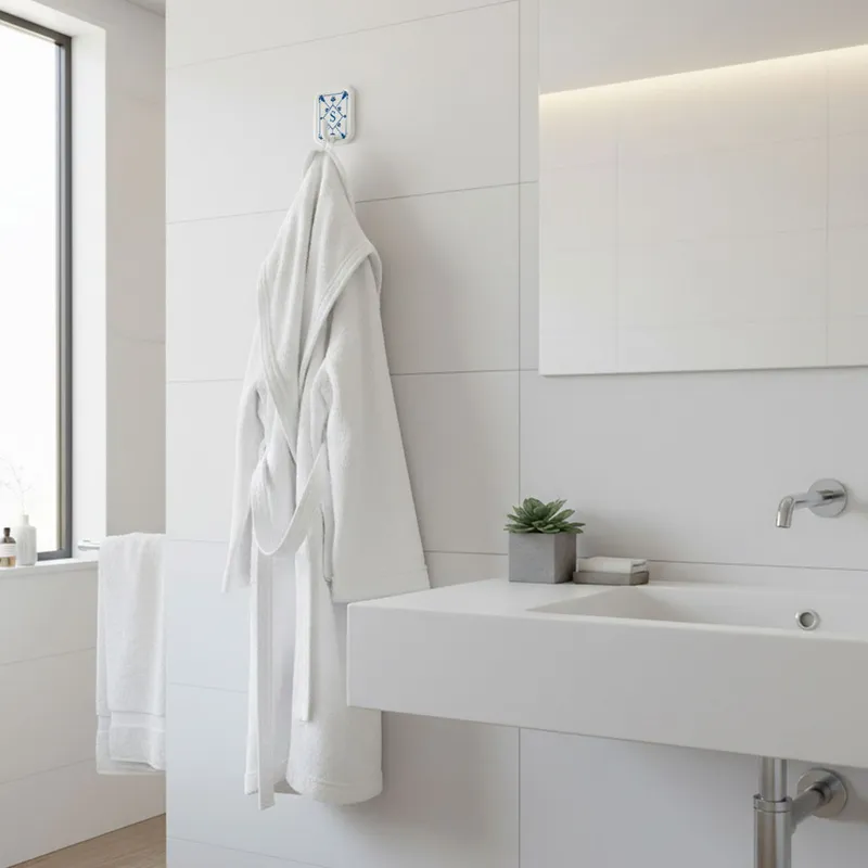 Personalized 3 Hook Towel Holder Set for Bathroom