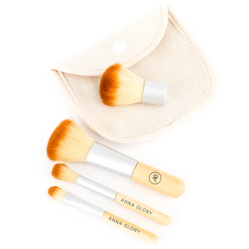 Personalized 4 Makeup Brush Set