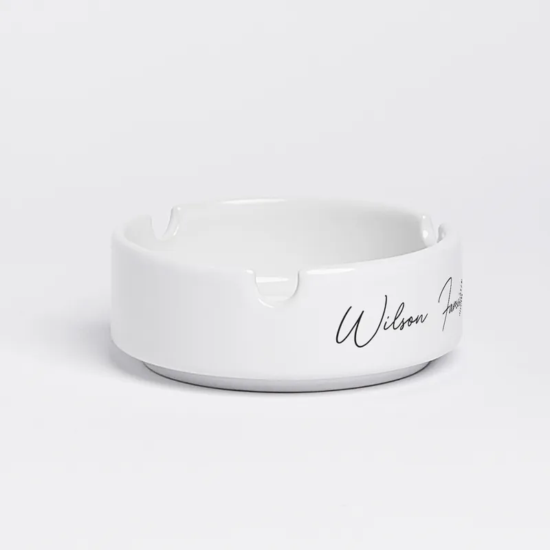 Personalised 4-Piece Ashtray Set for Family Name