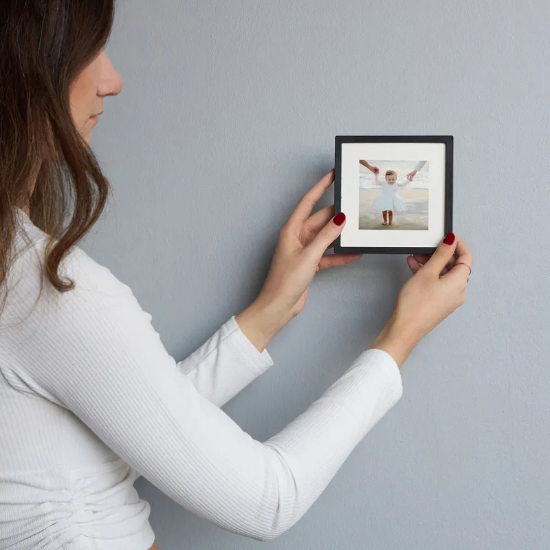 Personalised 4-Piece Self-Adhesive Photo Frame Set