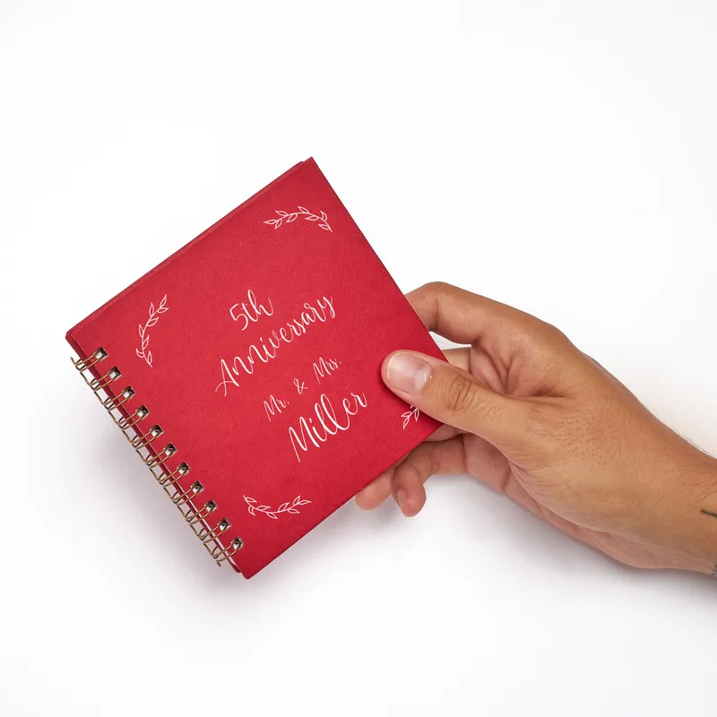 Personalized 72-Photo Anniversary Album