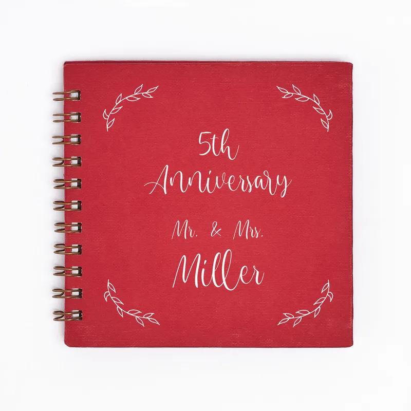 Personalized 72-Photo Anniversary Album