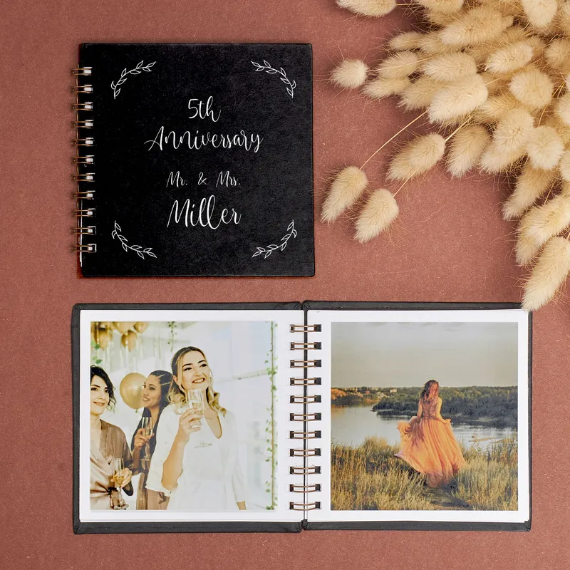 Personalized 72-Photo Anniversary Album