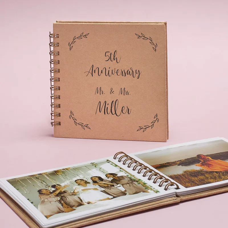 Personalized 72-Photo Anniversary Album