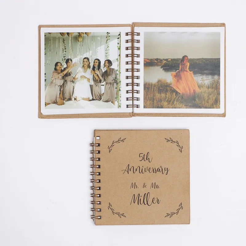 Personalized 72-Photo Anniversary Album