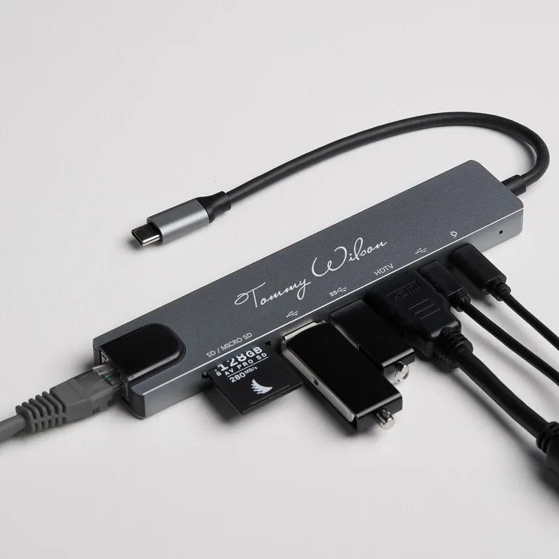 Personalized 8-in-1 Type-C USB Hub
