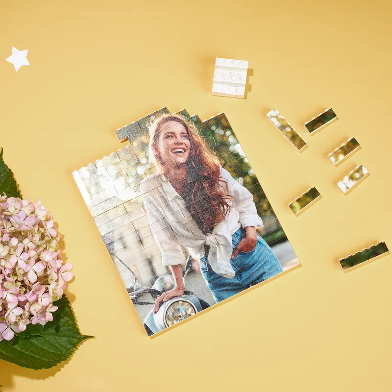 Personalised Photo Block Puzzle with 96 Pieces
