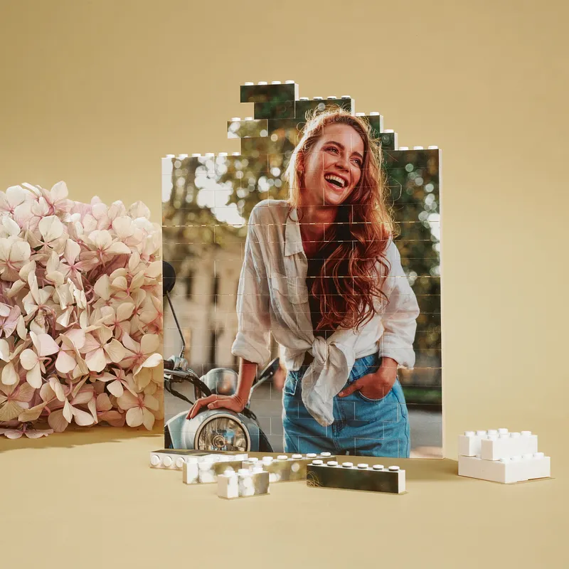 Personalised Photo Block Puzzle with 96 Pieces