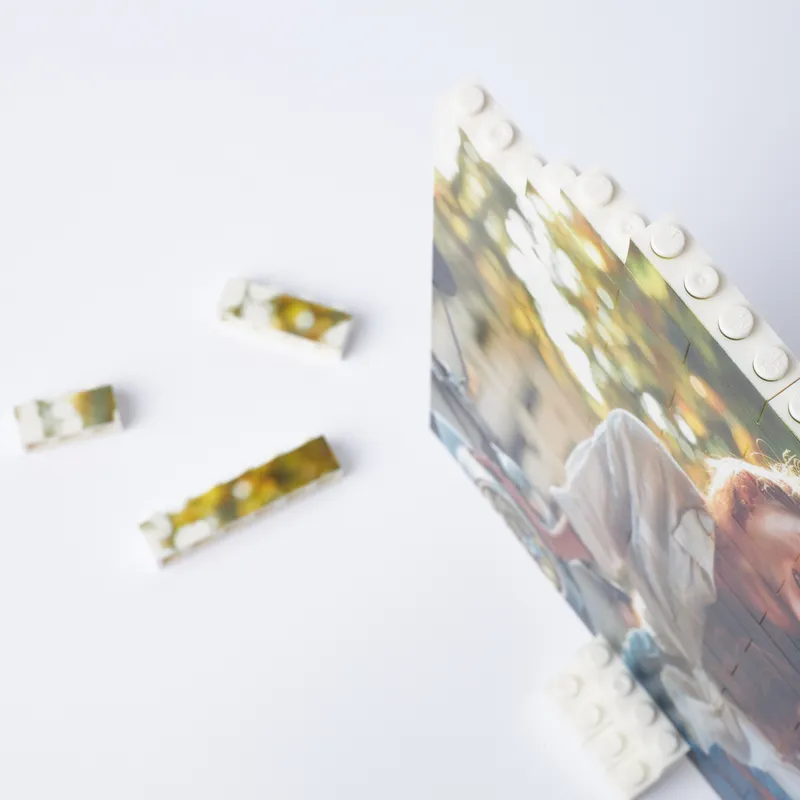 Personalised Photo Block Puzzle with 96 Pieces