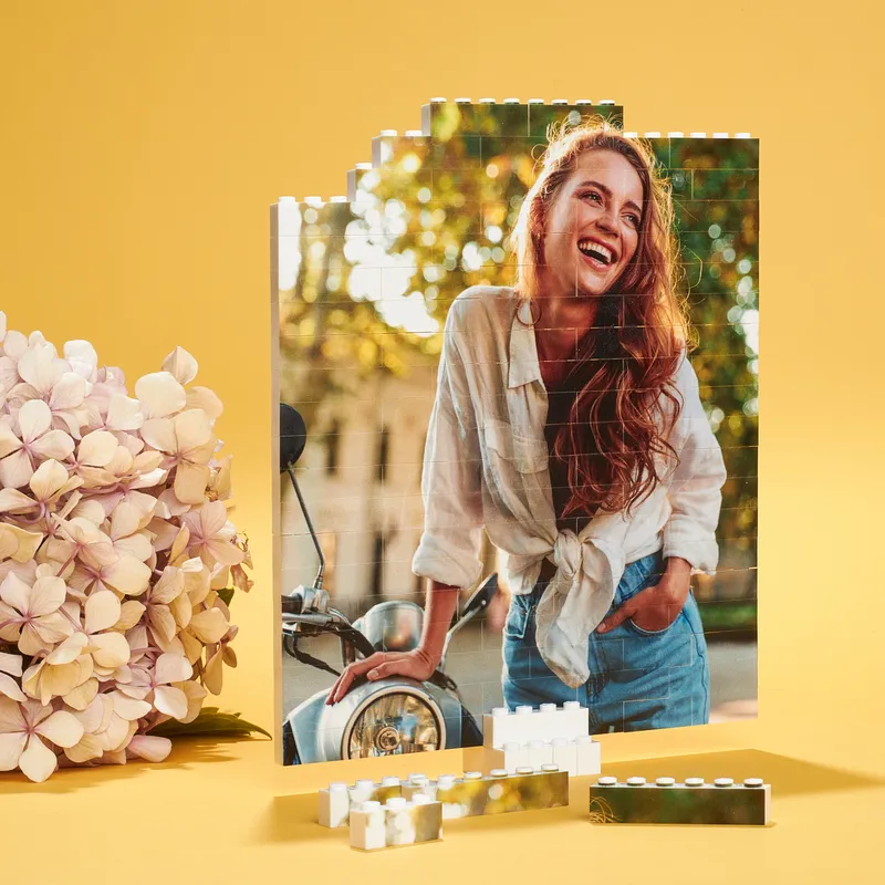 Personalised Photo Block Puzzle with 96 Pieces