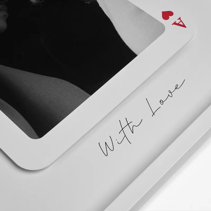 Personalized Ace of Love Photo Frame Gift