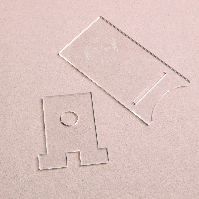 Personalized Acrylic Cell Phone Stand for Desk