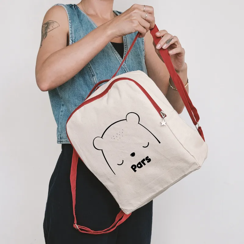 Personalized Animal Print Kids Backpack