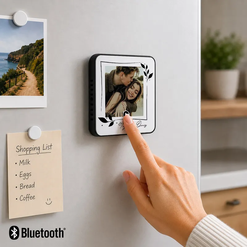 Personalized Anniversary Photo Music Player Fridge Magnet