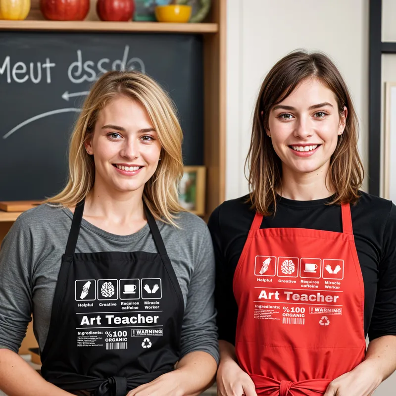 Personalized Art Teacher Apron Perfect Teachers' Day Gift