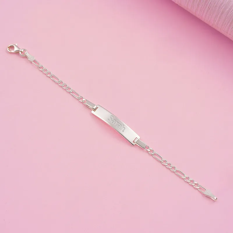 Personalized Baby Bracelet with Name for First Birthday Gift