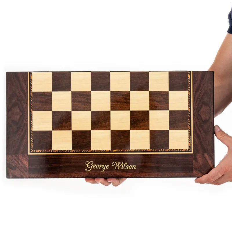 Personalised Father's Day Backgammon Set for Dad