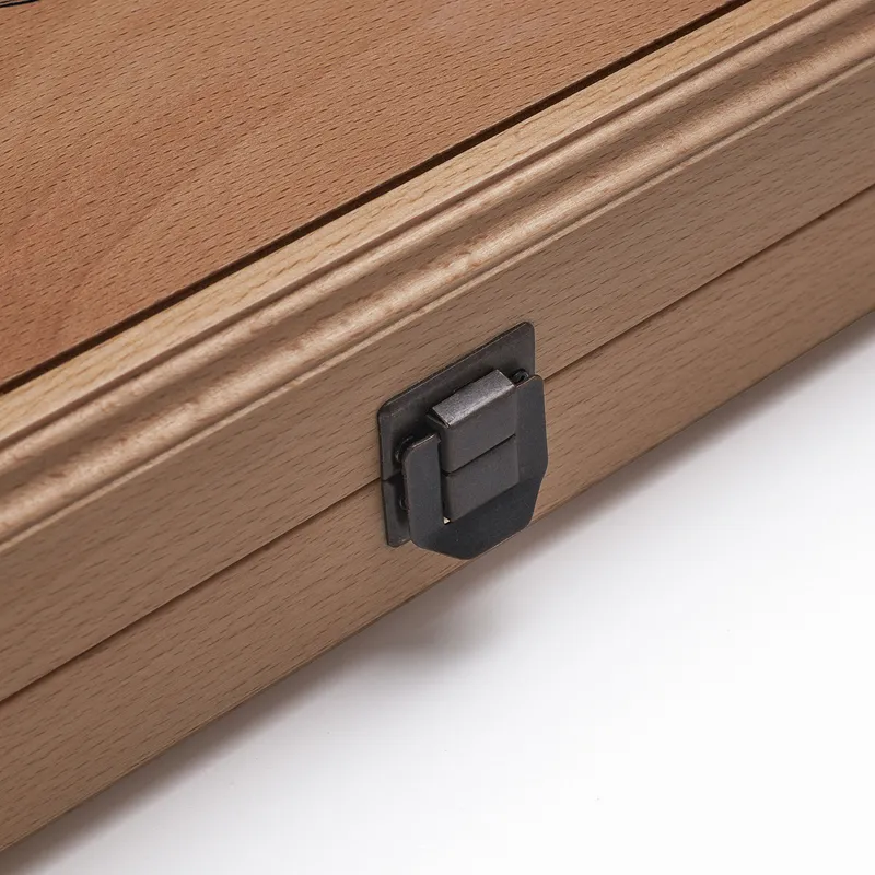 Personalised Beech Backgammon Set for Couples