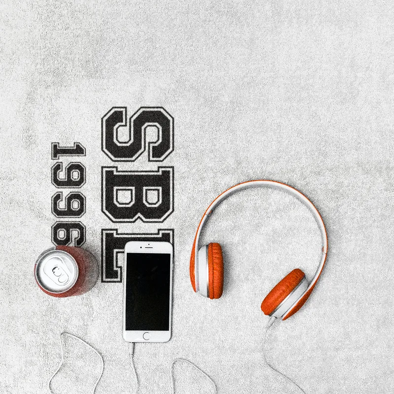 Personalised Monogrammed Beach Towel with Year