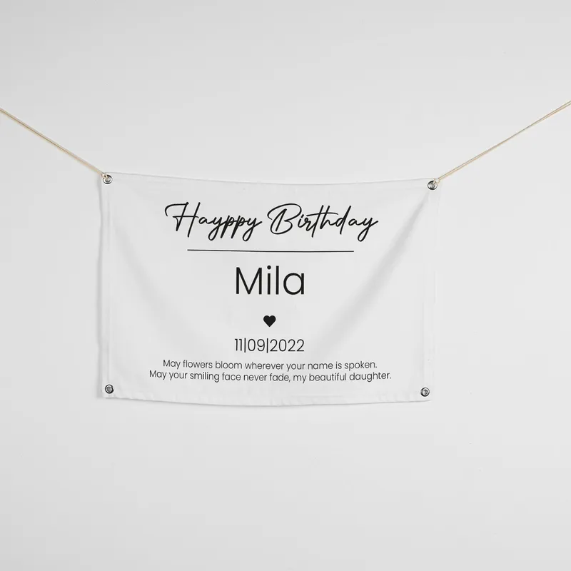 Personalised Birthday Banner 45 x 70 cm